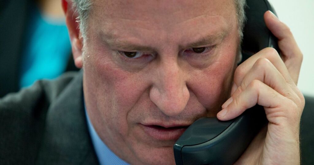 British paper says it was duped by someone impersonating ex-NYC mayor de Blasio
