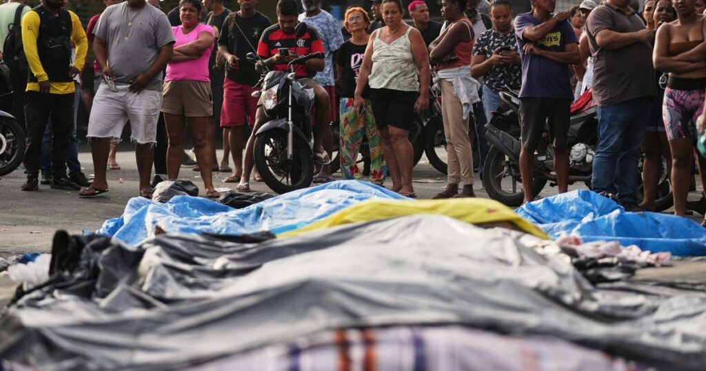Death toll in Brazilian police raid rises to 119, drawing criticism of excessive force