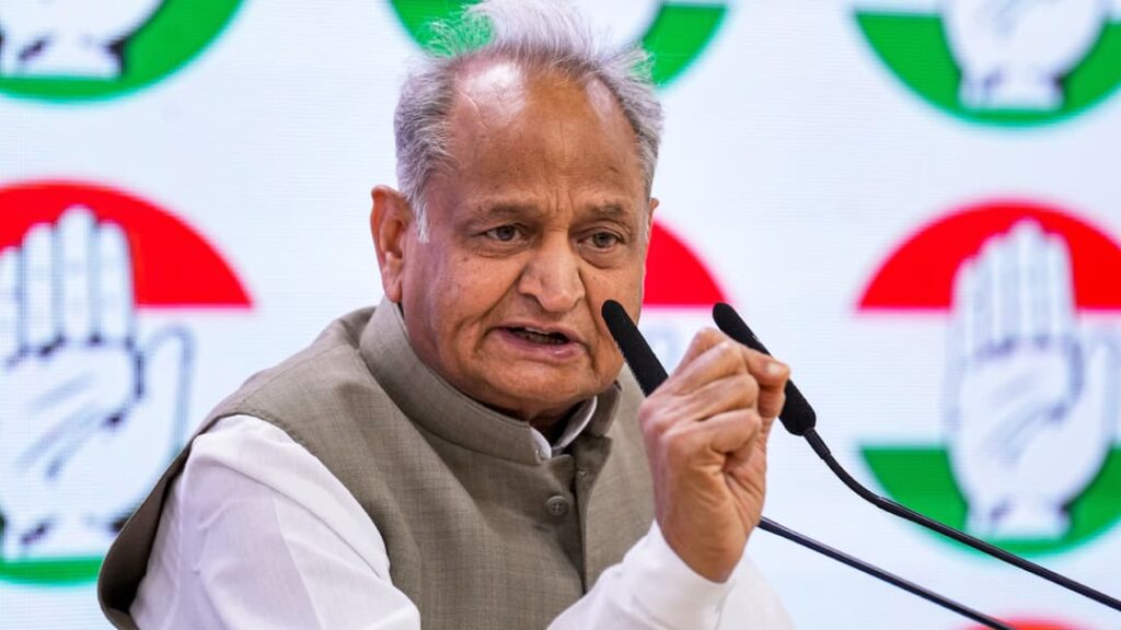 Ashok Gehlot Slams NDA Manifesto Released In Just 26 Seconds