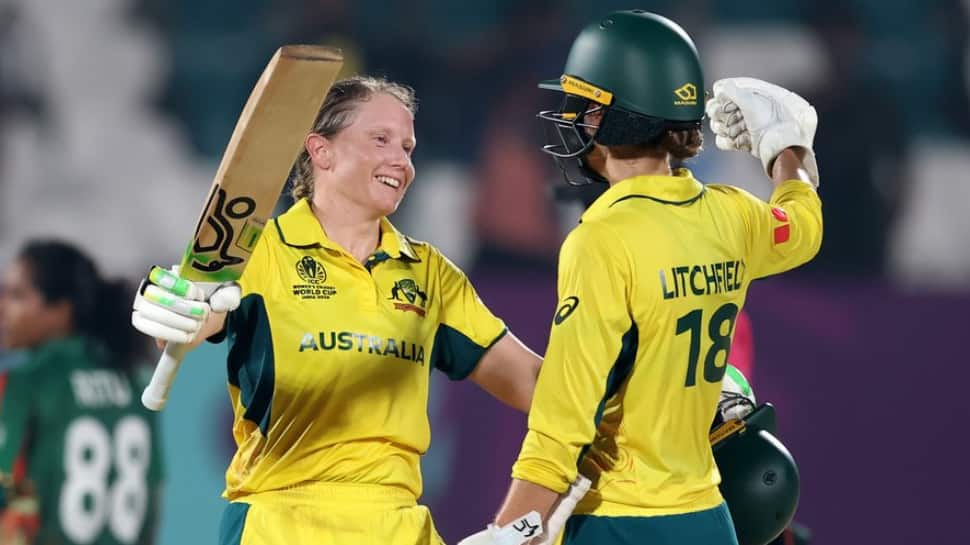 ICC Women’s World Cup 2025: Alyssa Healy, Phoebe Litchfield Power Australia To 10-Wicket Win Over Bangladesh; Seal Semi-final Spot | Cricket News