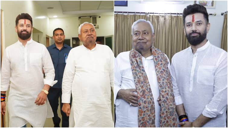 CM Nitish Kumar Visits Chirag Paswan For Chhath Puja, LJP-R Chief Blasts Opposition ‘Narratives’
