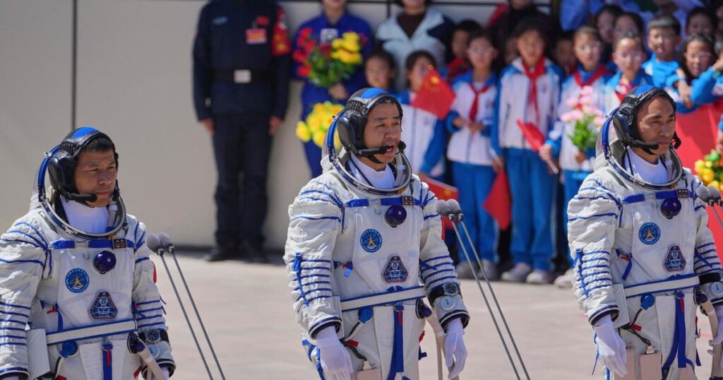 China’s stranded astronauts ‘in good condition’ after space debris delays planned return