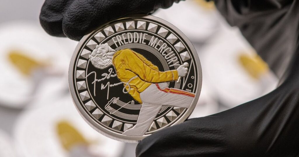 New coin honors Freddie Mercury and his 4-octave range