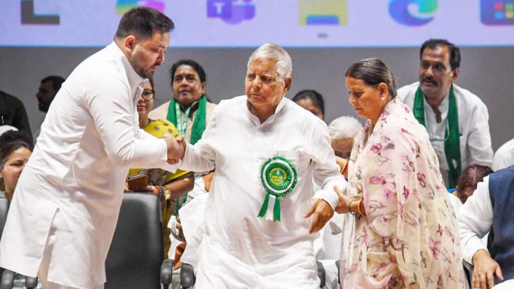 Bihar Elections 2025: Lalu Prasad Yadav Votes Along With Family Members In Patna