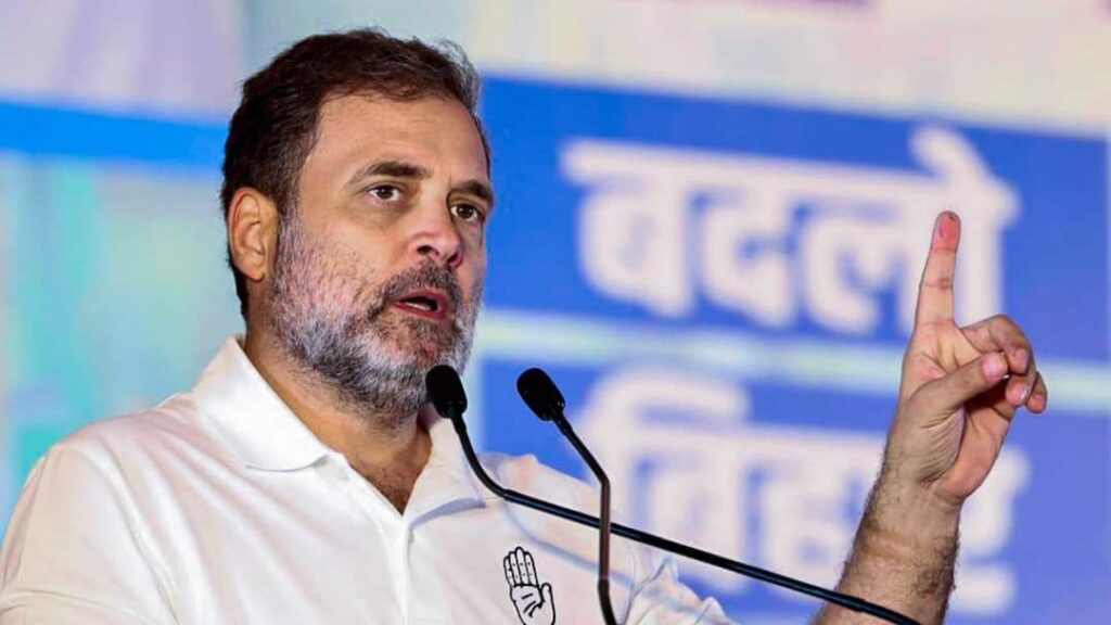 Rahul Gandhi Hits Out At PM Modi In Bihar Rally