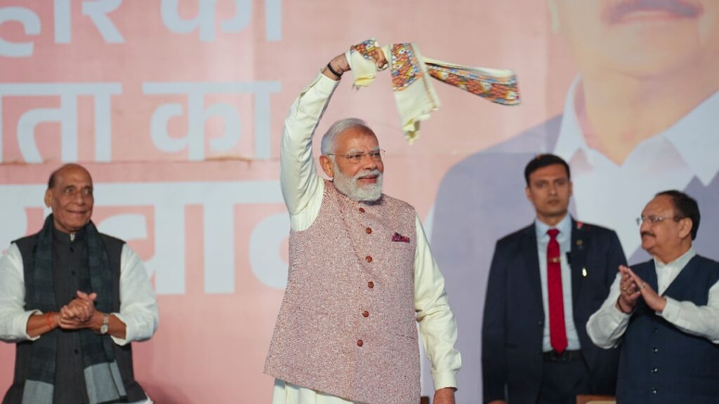 PM Modi Sounds Bugle For Bengal After NDA’s Cleen Sweep In Bihar