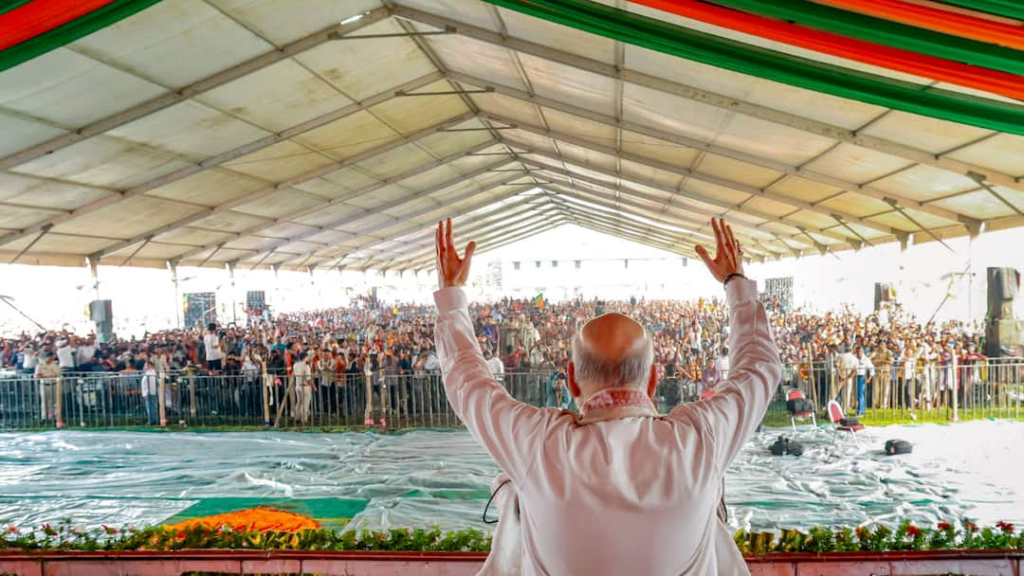 Amit Shah Darbhanga Rally RJD-Congress Will Be Wiped Out