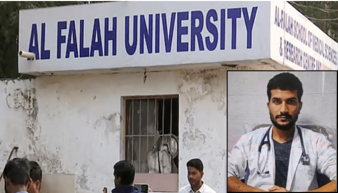 Dr Umar un Nabi, who caused the Red Fort blast, fled the Al Falah University and was hiding in Nuh after his colleague Dr Muzammil’s arrest