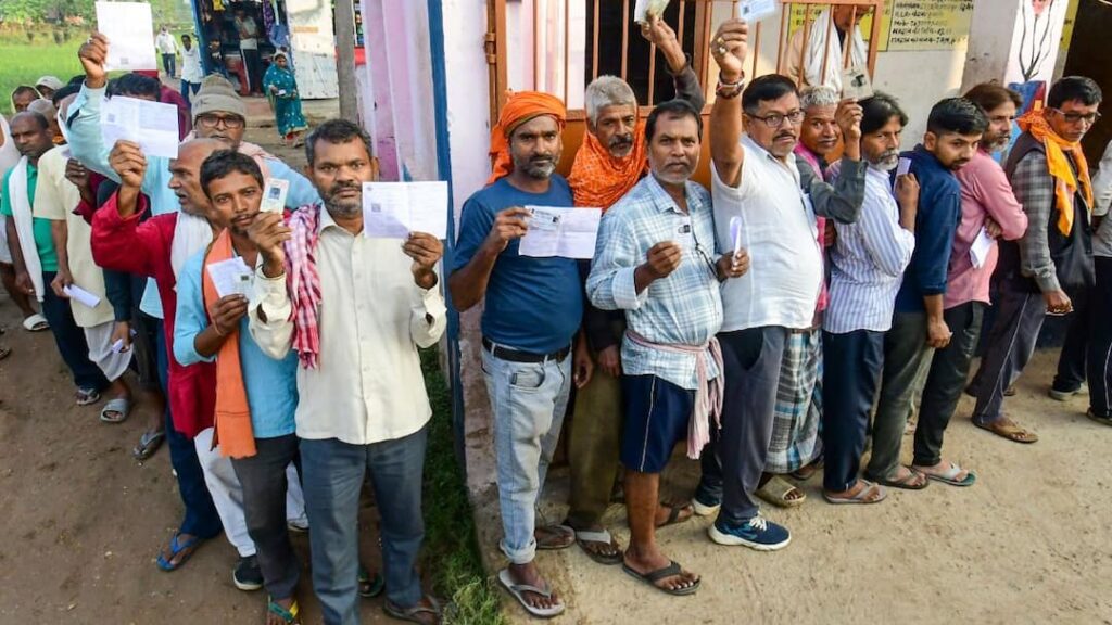 Bihar Records ‘Highest-Ever’ Voter Turnout In Phase 1 Polls Intensifying NDA Vs MGB Battle: Top Points