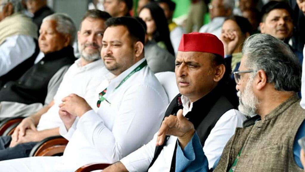 Akhilesh Yadav Declares Support For Tejashwi Yadav As Bihar’s ‘Next Chief Minister’