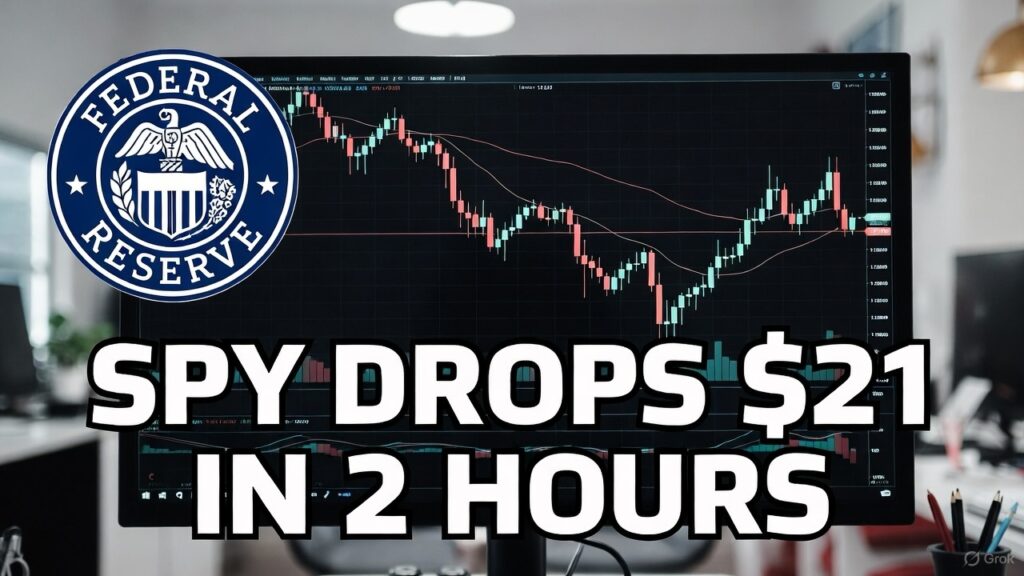 Fed Governor Spooks Wall Street: SPY Drops $21 in 2 Hours After Valuation Warning