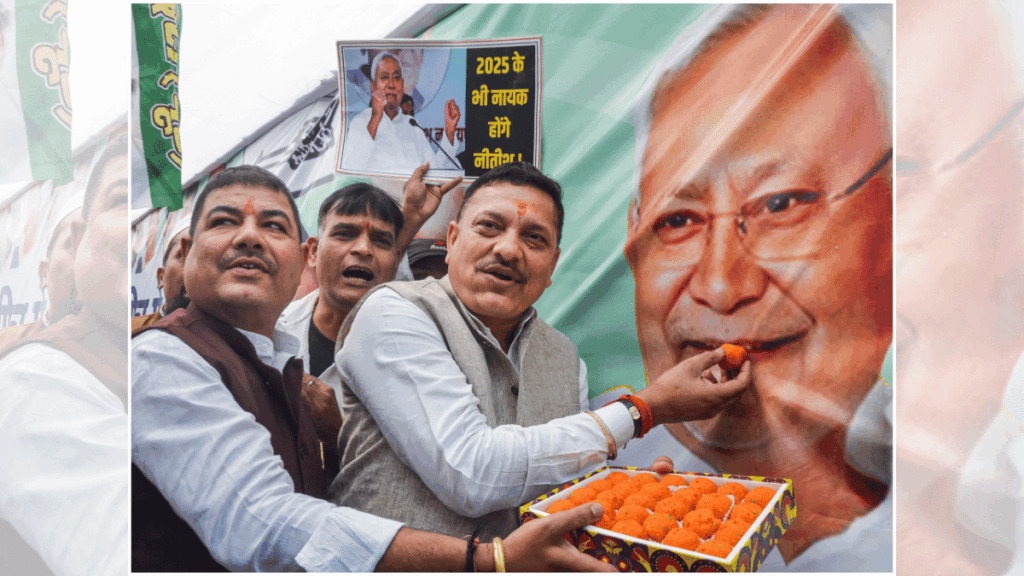 Phir se Nitish as BJP-JD(U) storm Bihar; Tejashwi’s gamble falls flat