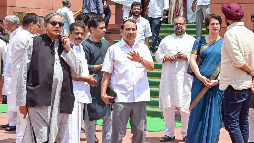 Tharoor missing as Kerala poll heat grows. Congress shrugs it off