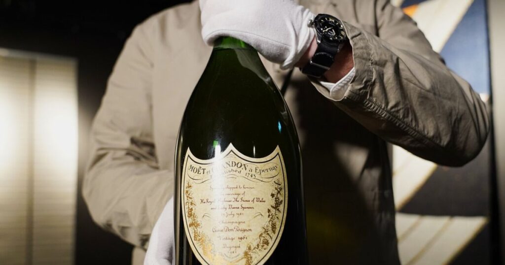 Rare Dom Pérignon champagne from Charles and Diana’s wedding fails to sell during Denmark auction