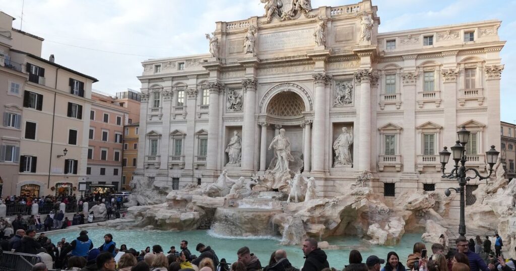 Visiting the Trevi Fountain now will cost more than just a coin toss with a 2-euro tourist fee