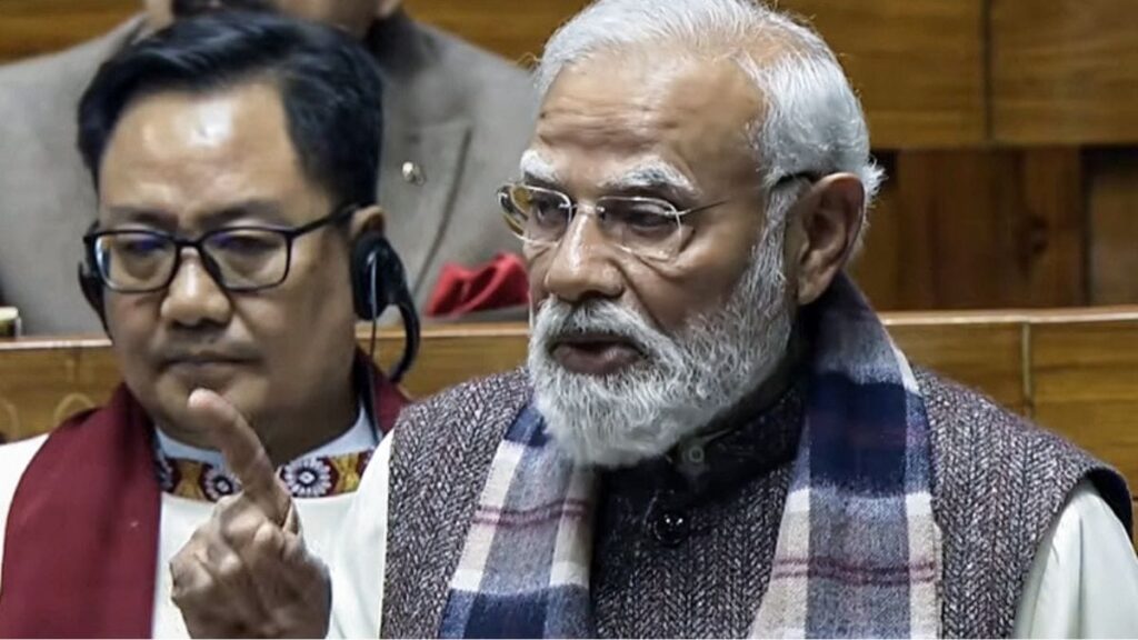 Modi says Nehru heeded Jinnah’s opposition to parts of song—’tukde kar diye’