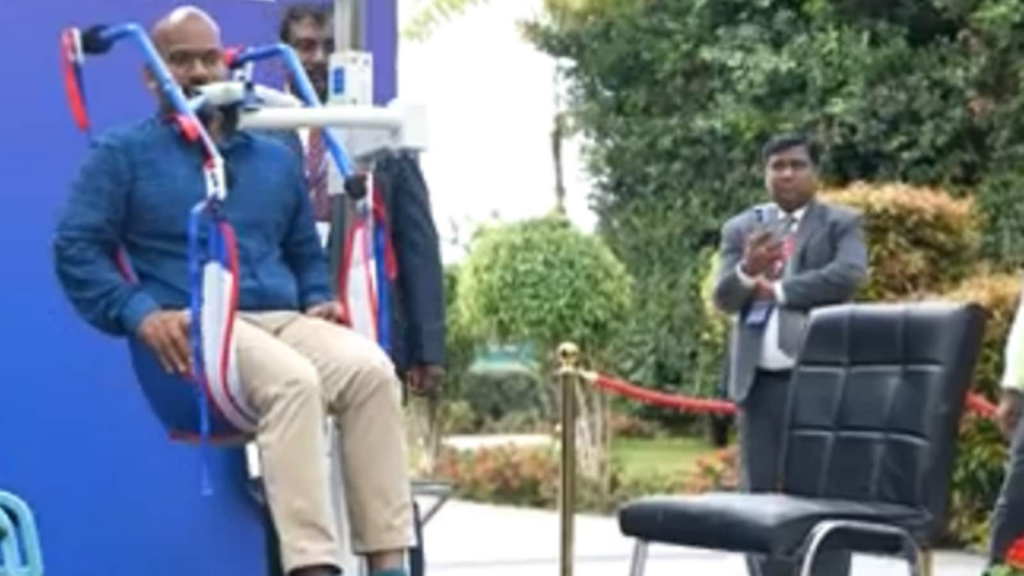 Bengaluru airport gets country’s first mobility aid machine for passengers using wheelchairs | Bangalore News